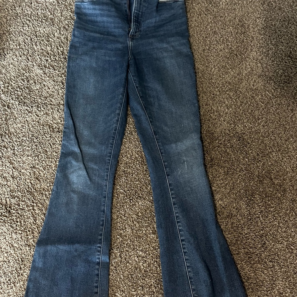 Abercrombie & Fitch Dark Blue Flare Jeans